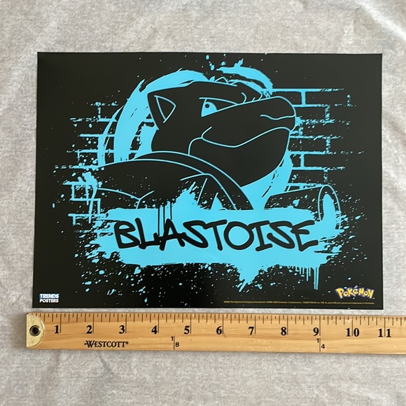 Blastoise Pokémon Trends Posters Nintendo creatures Inc Game Freak collector art - Picture 5 of 7